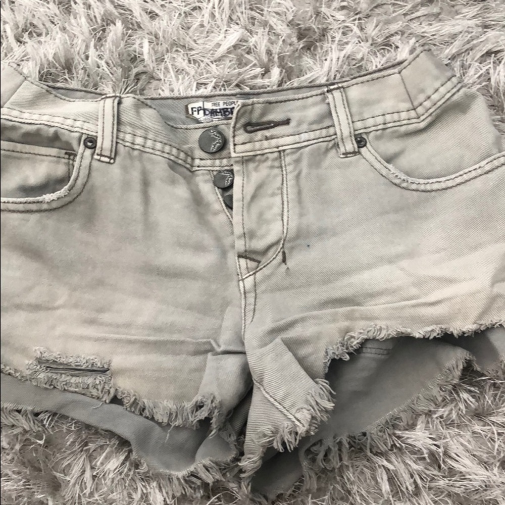 Free People jean shorts